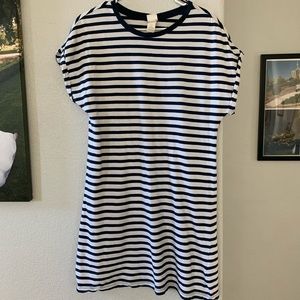H&M Striped T-Shirt Dress, Size S